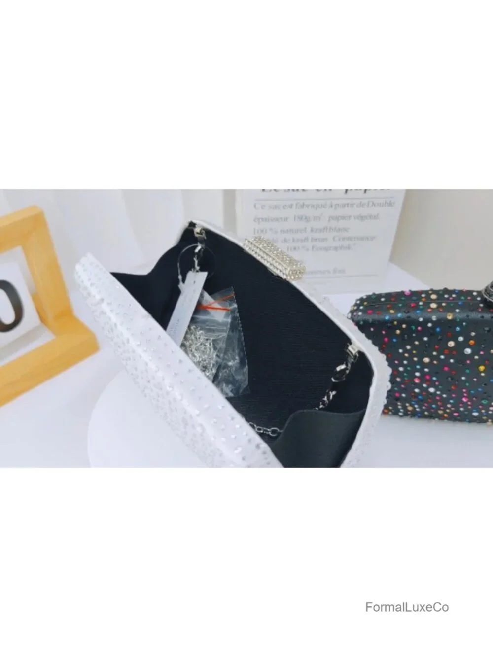 Crystal Clutch Evening Bag Bride Wedding Handbag Rhinestone Minaudiere Dazzling